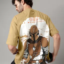 Free Authority Star Wars Printed Cotton Round Neck T-shirt-picture-18