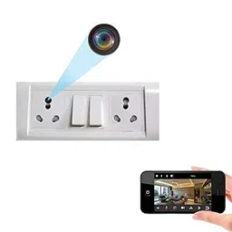 AYIKA Switch Board Socket Camera with Audio & Video Recorder/1080p HD Video Quality with Motion Detection/ 32GB Inbuilt Memory/Suitable for Home and Office image 1