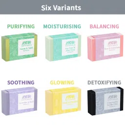 nykaa skin Nykaa Naturals Charcoal & Kaolin Clay Detox Bathing Soap image 3