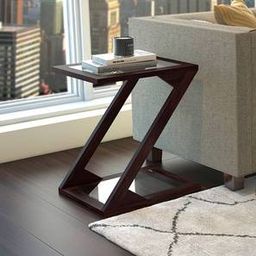 urban ladder Zeta Solid Wood Side Table in Mahogany Finish-picture-22