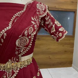 mr y Embroidered Semi Stitched Lehenga Choli image 5