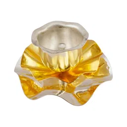 THE HOME CO. Brass Lotus Diya image 4