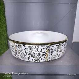 WARRIX LUXURIOUS CERAMIC WASH BASIN | TABLE TOP | DESIGN WASH BASIN | 11 CAMRY-G-1152 Counter Top image 5