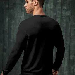 triptee Men Full Sleeve Solid Sweatshirt image 2
