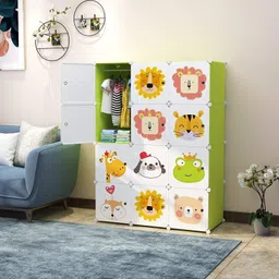 krishyam ® 12 Door Plastic Sheet Wardrobe PP Collapsible Wardrobe image 2