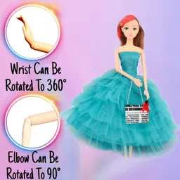 mini gifts - Doll Set, Dolls, Baby Doll Set for Girls, with Bag (Lilly Blue) image 4