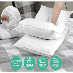 bhebha Microfibre Sleeping Pillow Pack of 4 Abstract Pillow Set || Comfort And Support Pillow image 3