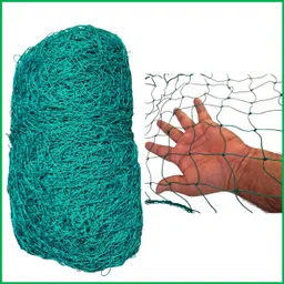 blumax Cricket Practice Net – 30 × 10 ft (Green) – Heavy Duty Nylon Cricket Net image 5