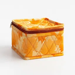 vyora Women Orange Cosmetic Bag image 3