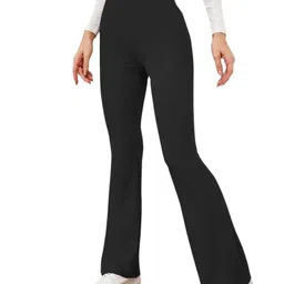 leriya fashion Women's Western Ribbed Stretchable Trousers for Women || Casual Wear Jogging Wear || Sweatpants || Lightweight Wear. image 1