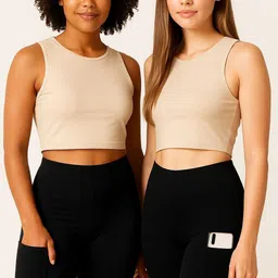 nitya fashion Pack of 2 Solid Women Black Cycling Shorts-picture-19