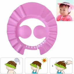 ramya Baby Safe & Soft Shower CapBaby Shower Cap Adjustable Safe Soft image 2
