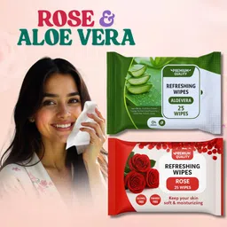 skinic Face Tissue Paper for Acne - Rose Lemon Aloe Vera for Oily Skin Relief image 2