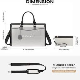 mast & harbour Women White, Black Tote image 2