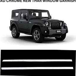 ad chrome THAR WINDOW GARNISH Chrome Mahindra Thar Side Garnish-picture-24