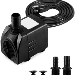 45W Submersible Fountain Water Pump 2500 L/hr & 3 Nozzles 220v Water Aquarium Pump-image-25