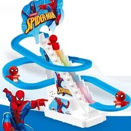 suthar's Spiderman Racer Track Set Little Lovely Spiderman Slide Escalator Toy-picture-18