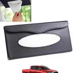 ccmm Universal Leatherite Black Rectangle Tissue Paper Box/Dispencer For Car-139 Vehicle Tissue Dispenser-picture-15