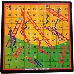 ras sports Carrom Board small size , for kids, wooden ludo, snake ladder ,two types of coins Board Game Accessories image 5