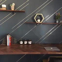 trendbit Tile Gap Filler Tape | Self-Adhesive Sticker Tape Waterproof | Home Tile Sticker Gap Sealing Tape Strip | Tile Decoration Tape For Floor And Wall | (1cm x 50m, Gold) image 4