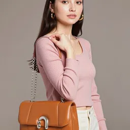 french connection Brown Women Sling Bag French Connection112851361-picture-41