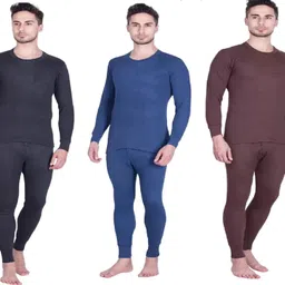 SastaSales oswal men thermal set warmer for winter Men Top - Pyjama Set Thermal image 3