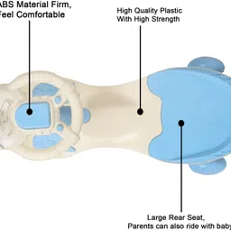 duggi muggi Rideons & Wagons Non Battery Operated Ride On TRICYCLE for kids 2+ years Boys & Girl Tricycle image 2