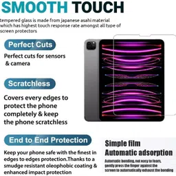 Bigil Tempered Glass Guard for APPLE iPad Pro (4th Gen) 11.0 inch (2022), Crystal Clear, Multi-Level Protection,Perfect fit image 3