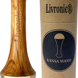 Livronic kansa wand Massager (Bronze Size: 4.5 Cm) With Wooden Handle For Detoxification And Deep Relaxation An Ayurvedic Massage Tool(Size- 4.5 Cm) Massager Massager-image-14
