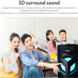 TECHEL BUY-WS03 Loud Stereo Sound And Rich Bass Portable TGY6 10 W Bluetooth Home Theatre-picture-27