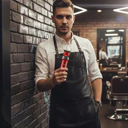 Frinzoo Rechargeable Hair Trimmer with Turbo Mode and Guide Combs Trimmer 400 min Runtime 4 Length Settings image 4