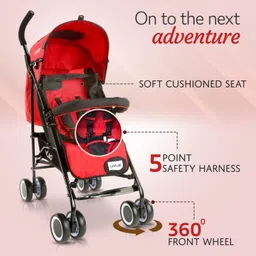 luvlap City Stroller/Buggy, Compact & Travel Friendly, for Baby/Kids, 6-36 Months, Stroller image 2