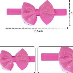 rosastella Baby Girl Lace Headbands Set – 3 Soft & Flower Styles Head Band image 2