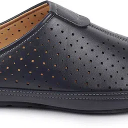 fausto Ethnic Festive Fashion Wedding Comfort Lightweight Back Open Jutis and Mojaris For Men image 5