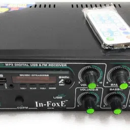 in-foxe Amplifier 4440 Double IC 3Amphere LED 160 W AV Control Amplifier (Black). 160 W AV Control Amplifier-picture-18