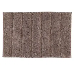 pano Brown Striped MicroFibre 14x10 Inches Antiskid Bath Mats image 3