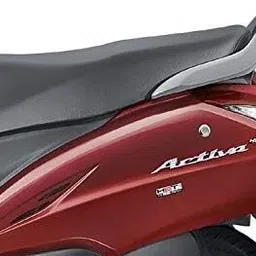 sanaacreations PJ_ACTIVA 3G,4G,5G,6G SEAT COVER_002 Single Bike Seat Cover For Honda Activa 4G image 4