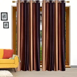 ville style 214 cm (7 ft) Polyester Door Curtain (Pack Of 2)-picture-19