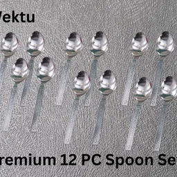 wektu Premium Spoon/Stainless Steel/Tea/Table/Soup/Desert/Dinner/12PC56 Stainless Steel Table Spoon Set-picture-25