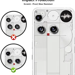 Flipkart SmartBuy Back Camera Lens Glass Protector for Nothing Phone (3)-9H Tempered Glass, HD Clarity, Scratch-Resistant, Silver image 4