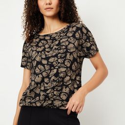 max Women Printed Round Neck Pure Cotton Multicolor T-Shirt-picture-13