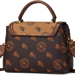 diva dale Brown Women Sling Bag Stylish Trendy Premium Party-Wear Casual Satchel Dual Tone image 3