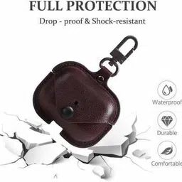 IMAD TRADING Leather Press Stud Headphone Pouch For Apple Airpods Pro 1st Generation image 4