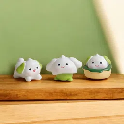 ascension 3 Pieces of Cute Dogs Miniature Set Decorative Showpiece - 2.5 cm-picture-39