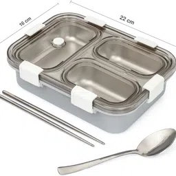 boxito 3 Compartment Leak proof Lunch Box 3 Containers Lunch Box image 5