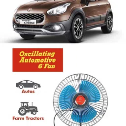 genipap Oscillating Fan 6 Inch 12V Automotive For Car/Truck/Auto rickshaw-PKN0755 Car Interior Fan-picture-21