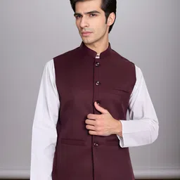 rocksy Solid Men Waistcoat image 4
