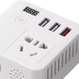 starq Car Power Inverter 200W with 2USB+1CType+1 AC Port for Laptop and Mobile Charge Car Laptop Charger image 2