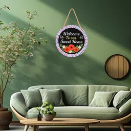 shri khatu shyam creation Door Hanging with Rope | Home Entrance Pack of 2 image 2