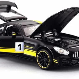 arniyavala 1:32 Diecast Metal Pullback Toy car for Kids Best Gifts Toys for Kids Boys - Benz AMG GTR-picture-15